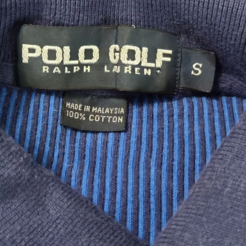 Polo Golf Ralph Lauren Mens Polo Blue Size Small Cotton Short Sleeve Pullover